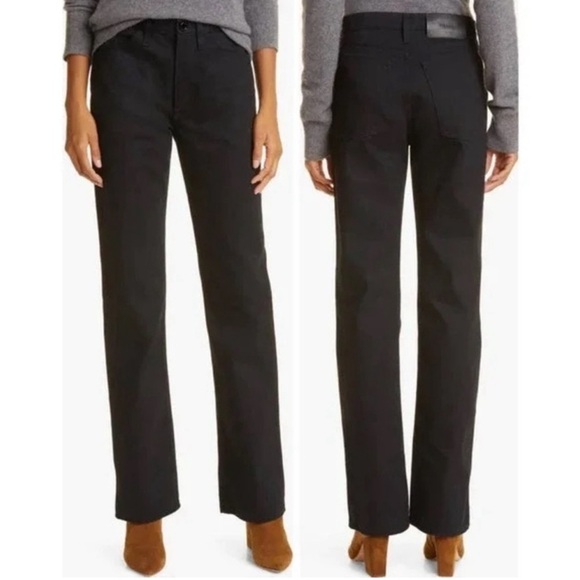 FRAME Le Italien High Waist Flare Black Denim Jeans Women’s Size 26 - Picture 1 of 9